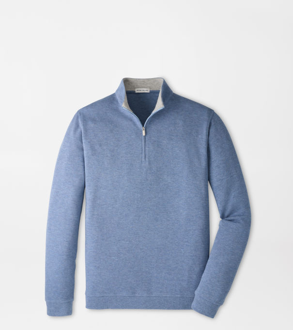 Crown Comfort Quarter-Zip Pullover in SUMMER RAIN