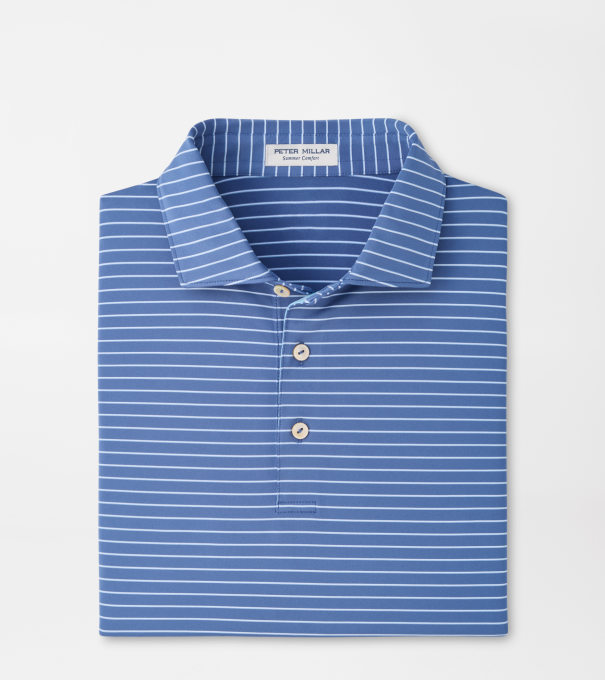 Oaks Performance Jersey Polo in BALI BLUE