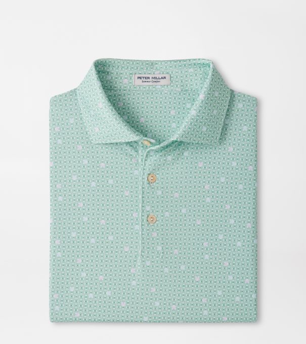 Skull It Performance Jersey Polo in White