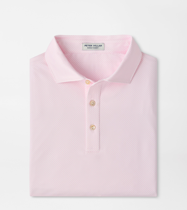 Fulton Performance Jersey Polo in White