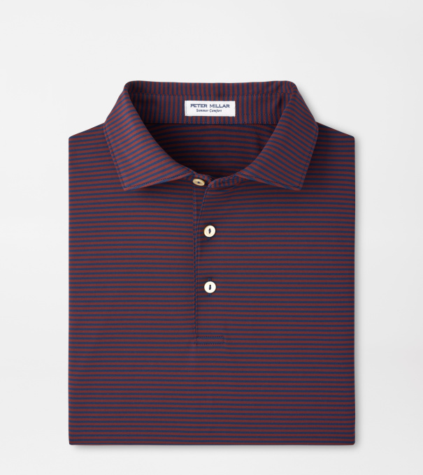 Hales Performance Jersey Polo in NAVY / BORDEAUX