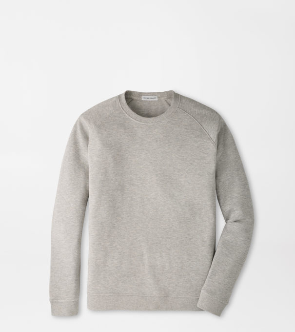 Crown Comfort Knit Crew in Light Grey