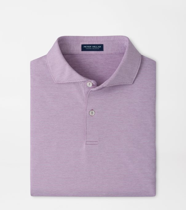 Treble Performance Jersey Polo in SOFT ORCHID