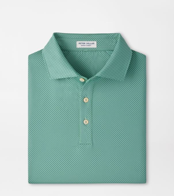 Fulton Performance Jersey Polo in FRESH MINT