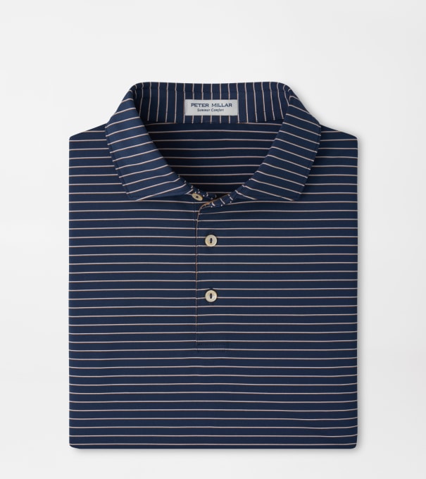 Oaks Performance Jersey Polo in Navy