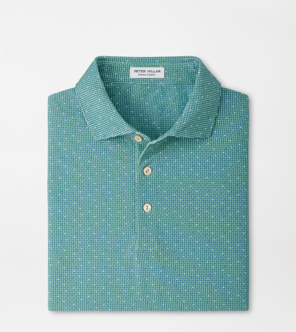 Dirty Martini Performance Mesh Polo in FRESH MINT