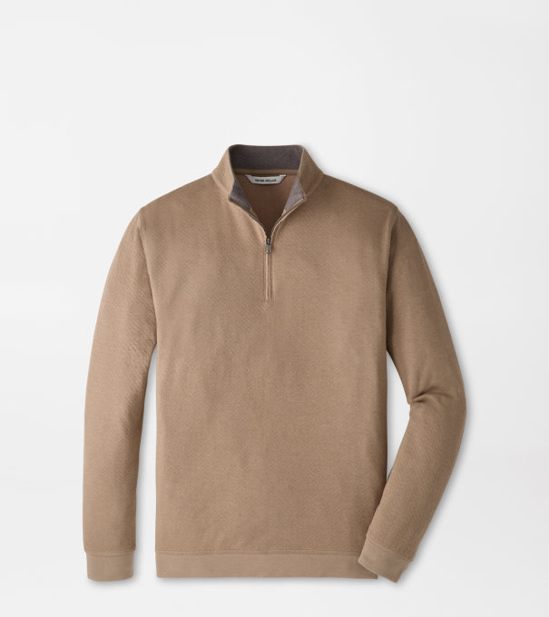 Ridgeline Knit Quarter Zip in SAWGRASS