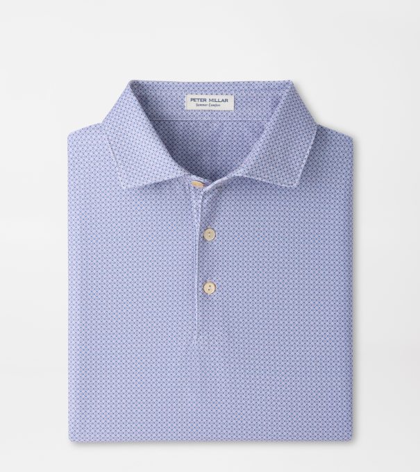 Rambla Performance Jersey Polo in GARDEN VIOLET