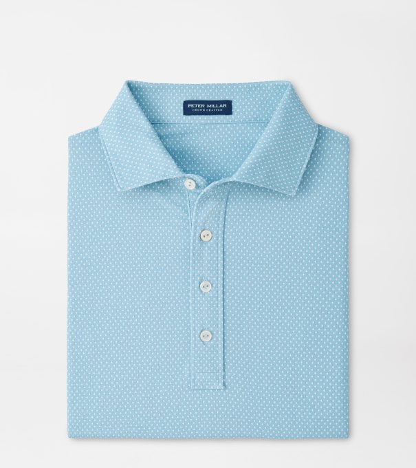 Nova Performance Jersey Polo in SEAFLOWER