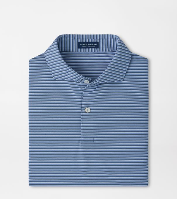 Tempo Performance Mesh Polo in WINDY BLUE