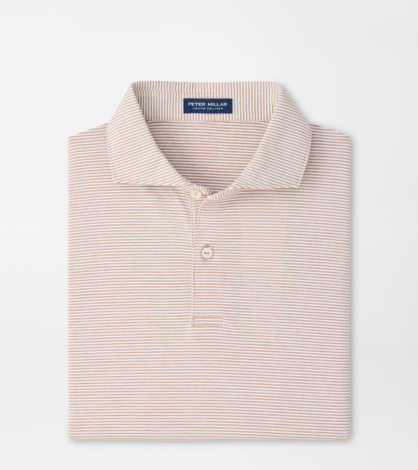 Cadenza Performance Jersey Polo in LIGHT NUTMEG