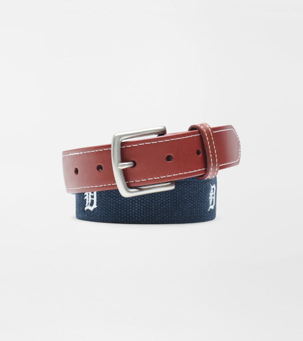 Detroit Tigers Belt in Patriot Navy