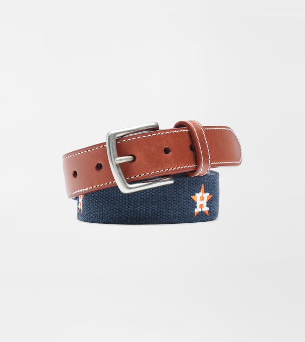 Houston Astros Belt in Patriot Navy