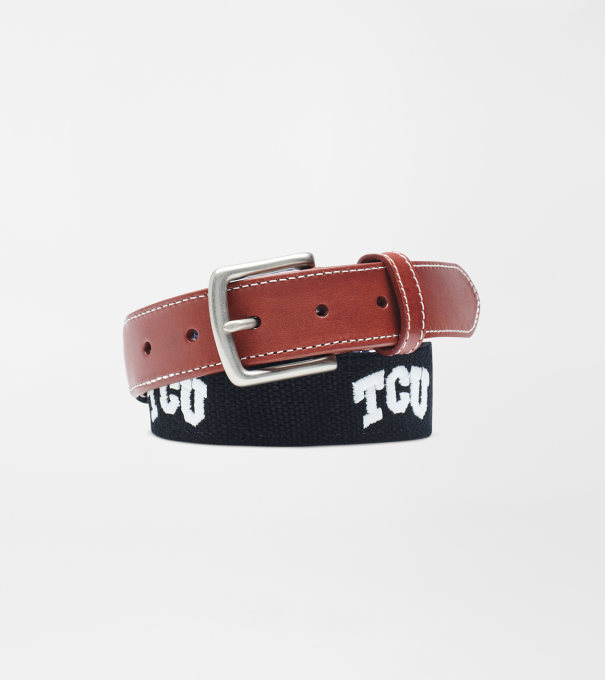 TCU Horned Frogs Belt in Black