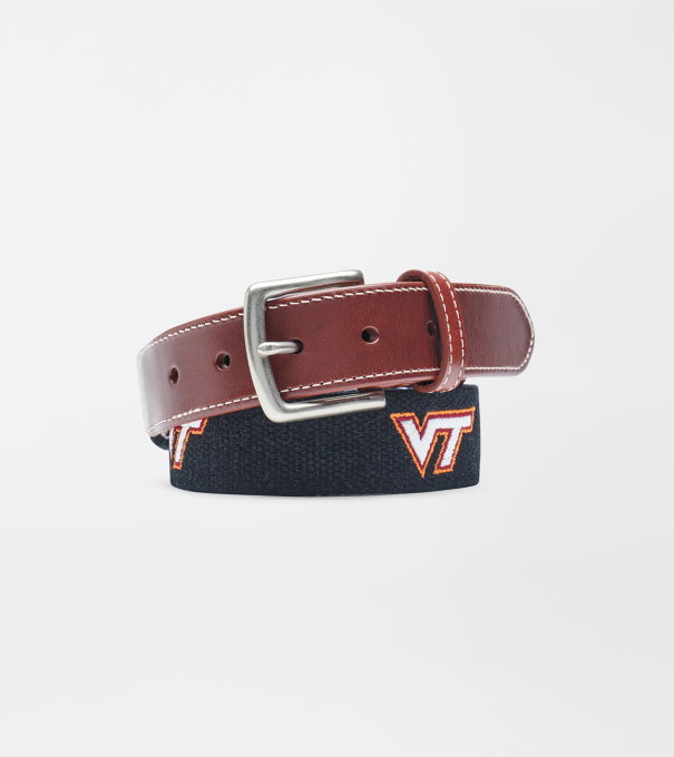 Virginia Tech Belt in Black