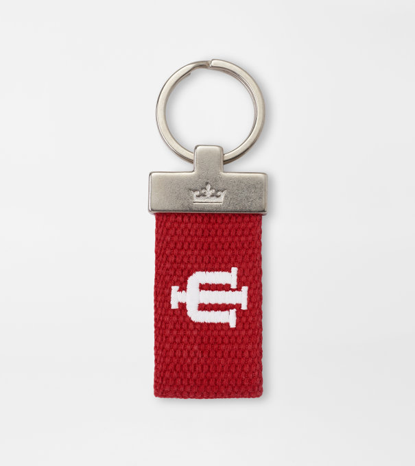 Indiana Key Chain in Crimson1
