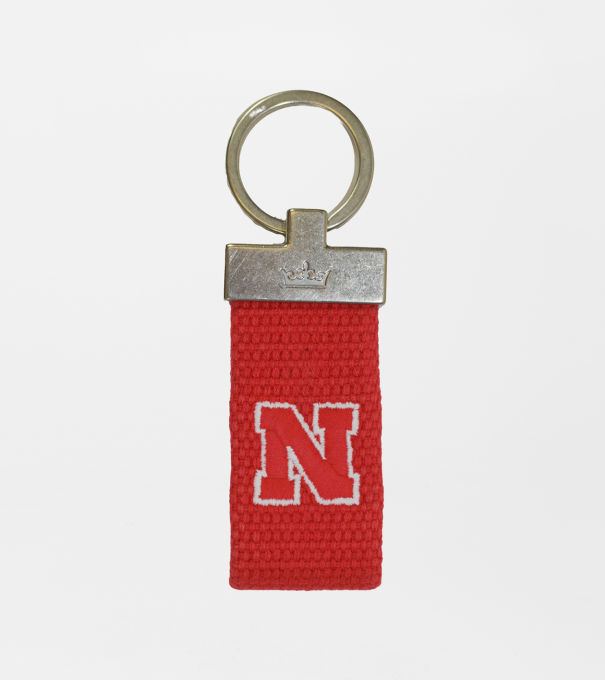 Nebraska Key Chain in Red3
