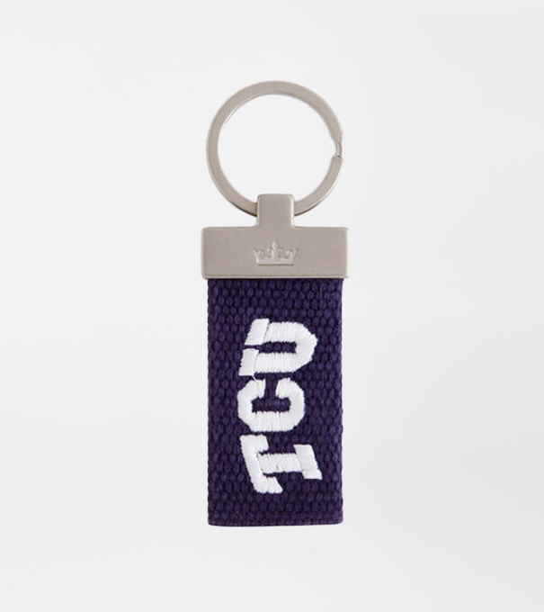 TCU Key Chain in Purple2