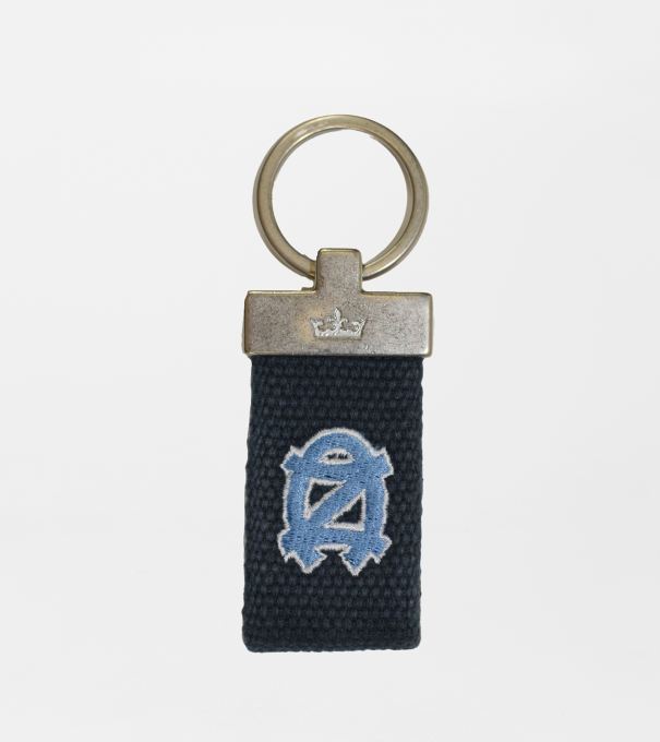 UNC Key Chain in Navy