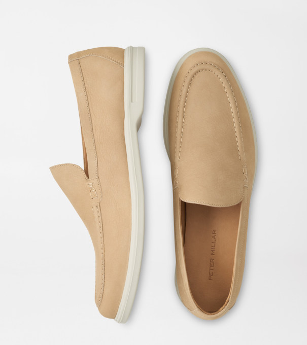 Excursionist Nubuck Venetian Loafer in Wheat