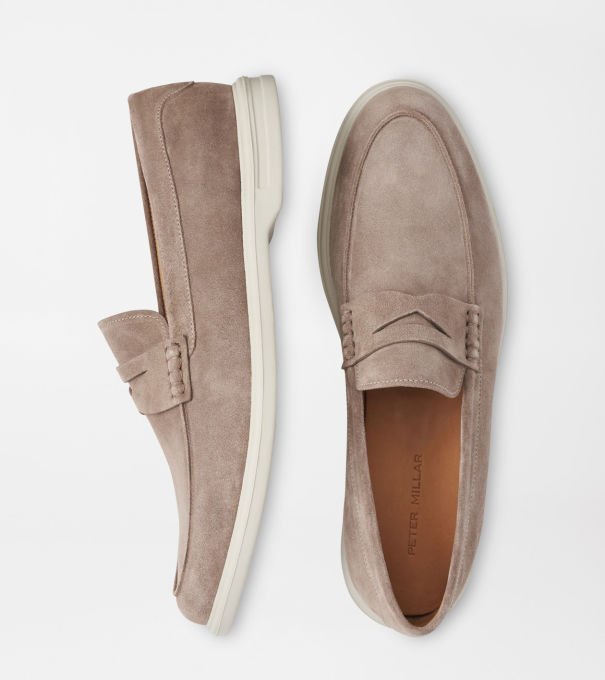 Excursionist Penny Loafer in PEBBLE