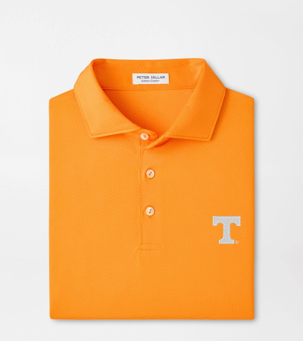 Tennessee Hugo Performance Jersey Polo in Orange1