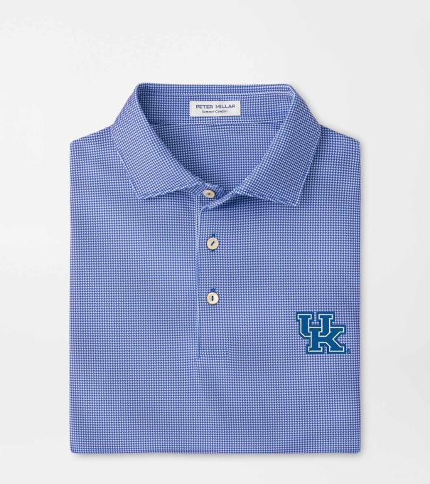 Kentucky Border Performance Jersey Polo in Blue3