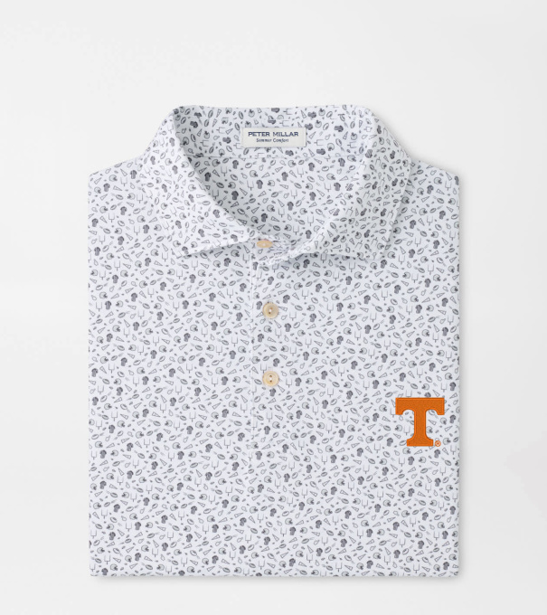 Tennessee Kick Off Performance Jersey Polo in Gale Grey