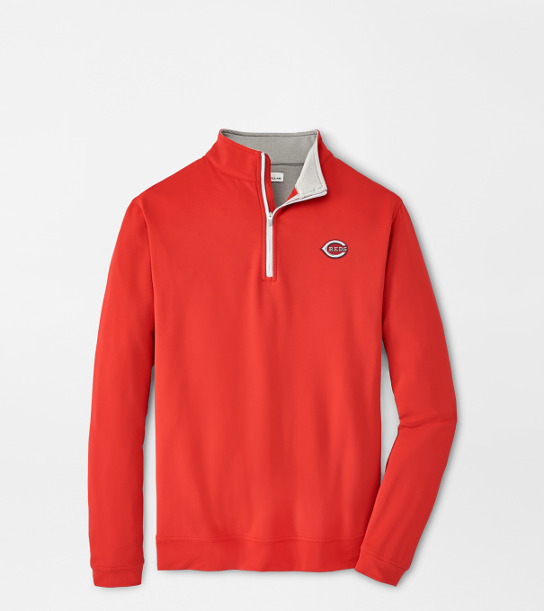 Cincinnati Reds Perth Performance Quarter-Zip in Red3