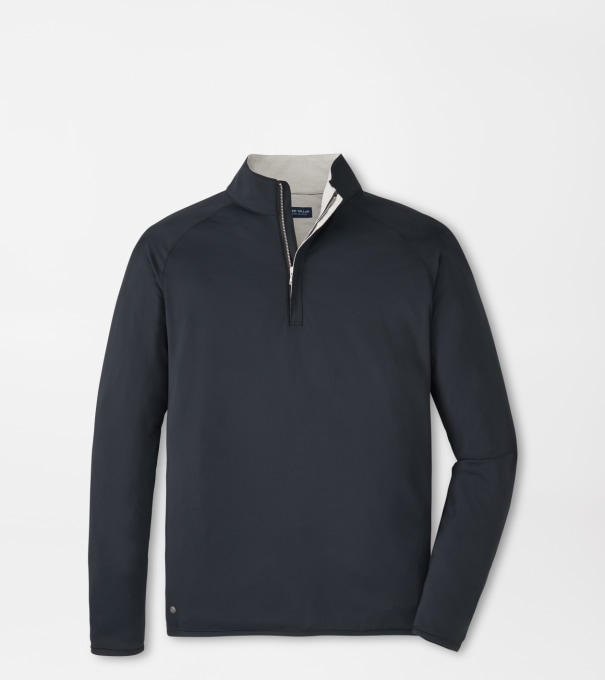 Stealth Performance Quarter-Zip in Black