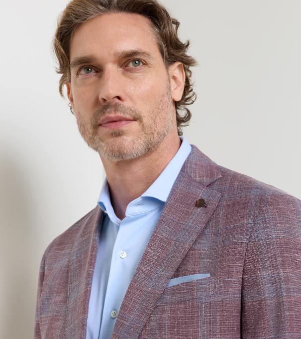 Chambray Pocket Square in Chambray