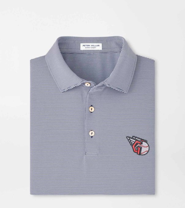Cleveland Guardians Jubilee Performance Jersey Polo in Navy