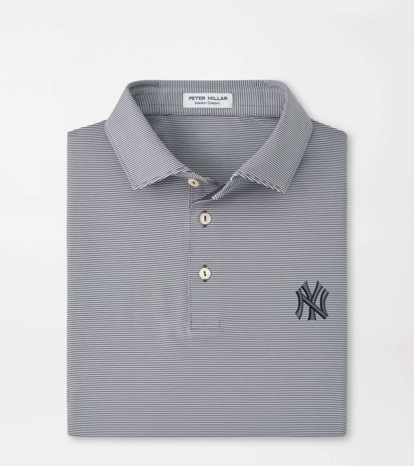 New York Yankees Jubilee Performance Jersey Polo in Iron