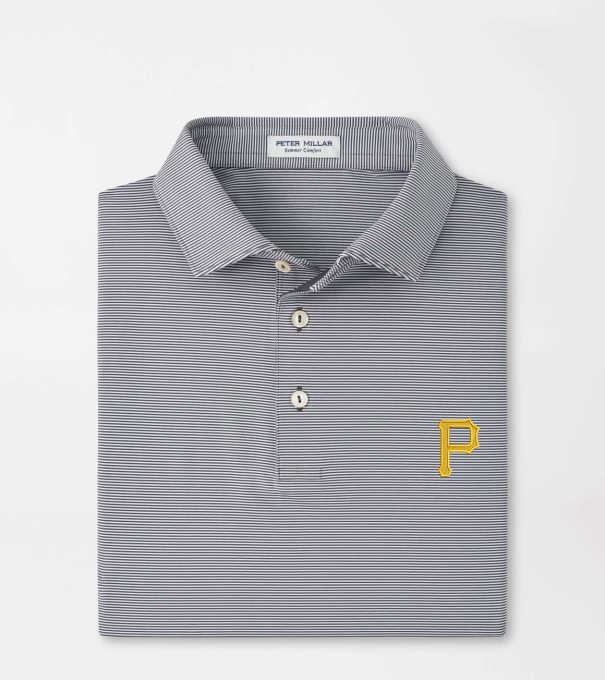 Pittsburgh Pirates Jubilee Performance Jersey Polo in Iron