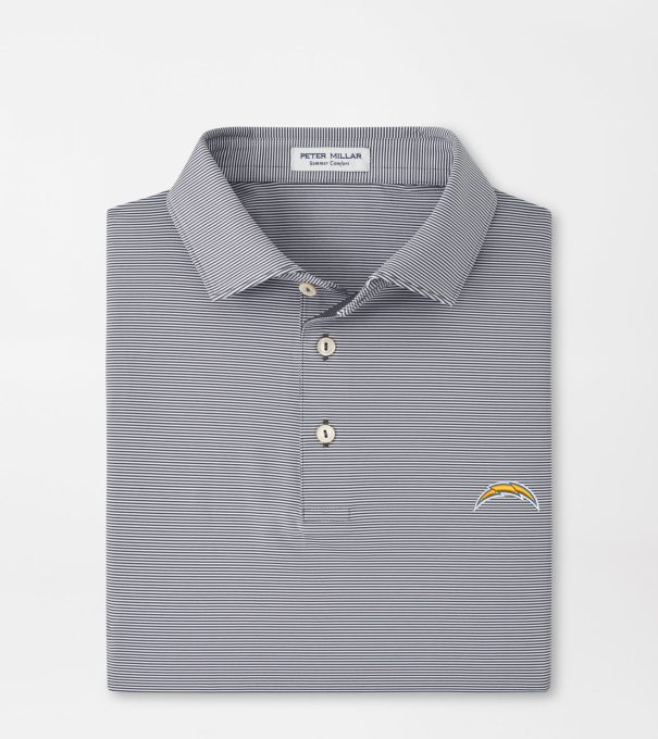 Los Angeles Chargers Jubilee Performance Jersey Polo in Iron