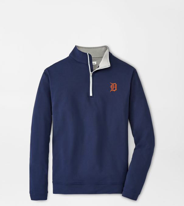 Detroit Tigers Perth Performance Quarter-Zip in Navy