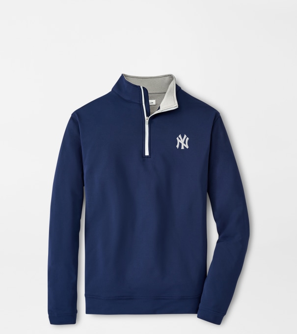 New York Yankees Perth Performance Quarter-Zip in Navy