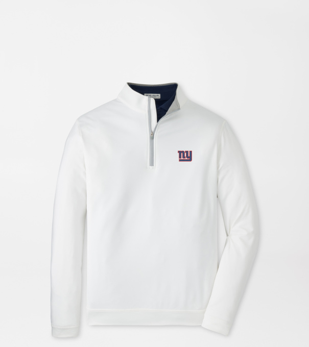 New York Giants Perth Performance Quarter-Zip in White