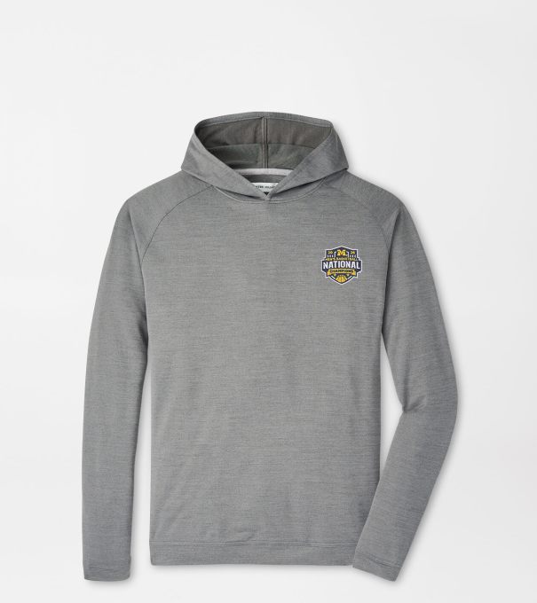 Michigan National Champion Pine Performance Hoodie in Iron