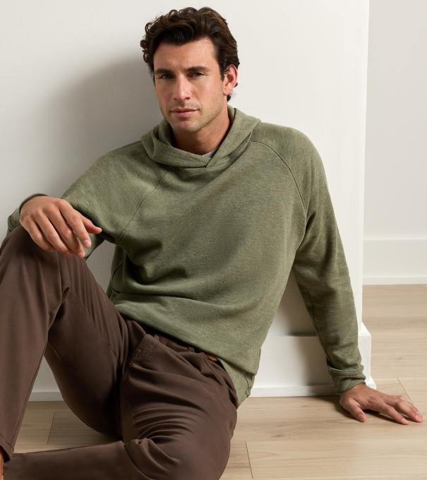 Crown Comfort Knit Hoodie in FATIGUE