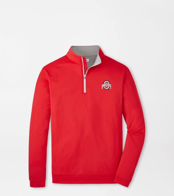 The Ohio State Perth Performance Quarter-Zip in Red3