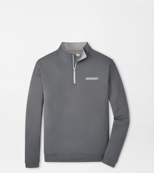 University of Chicago Booth Perth Performance Quarter-Zip in Iron
