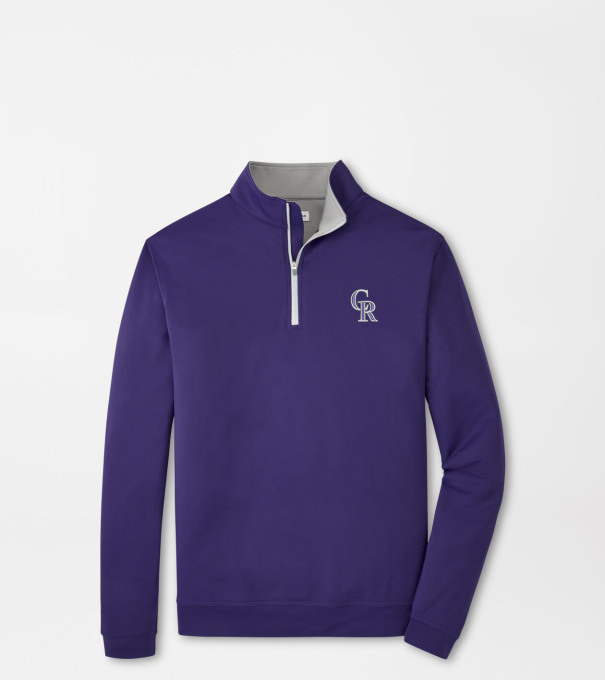 Colorado Rockies Perth Performance Quarter-Zip in Purple2