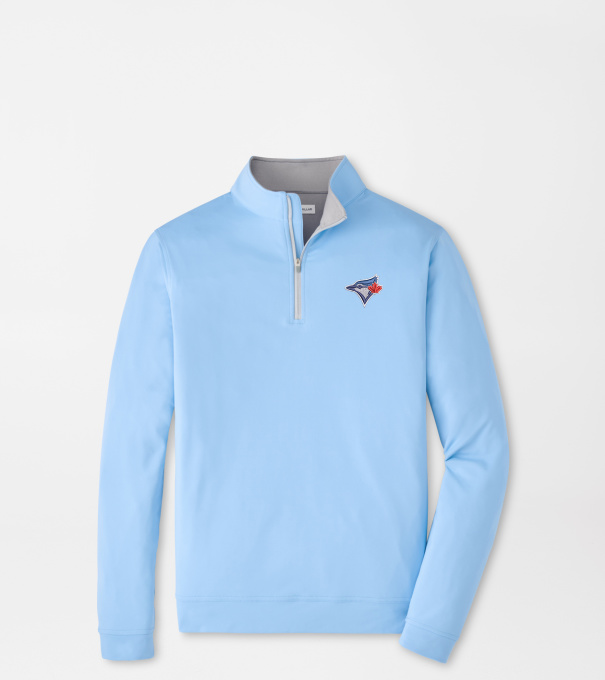 Toronto Blue Jays Perth Performance Quarter-Zip in Cottage Blue