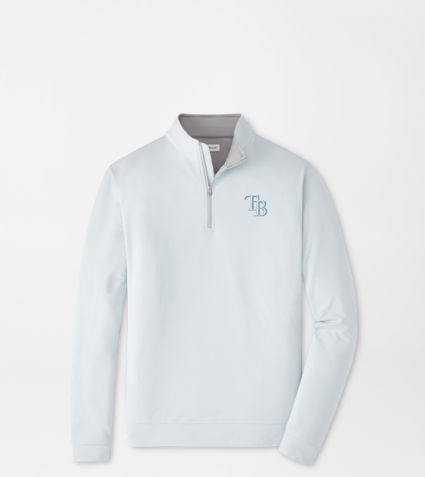 Tampa Bay Rays Perth Performance Quarter-Zip in British Grey