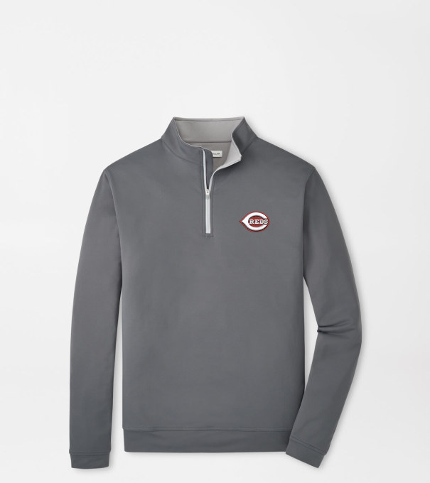 Cincinnati Reds Perth Performance Quarter-Zip in Iron