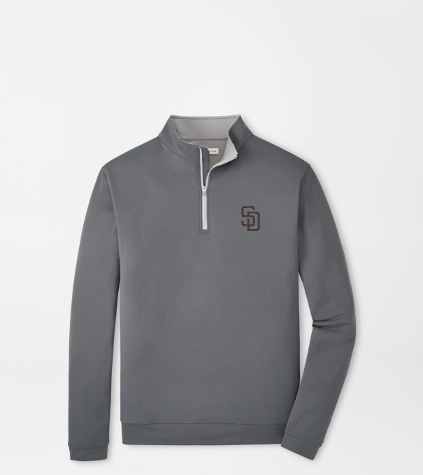 San Diego Padres Perth Performance Quarter-Zip in Iron