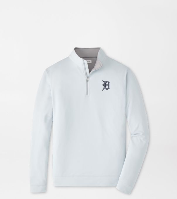 Detroit Tigers Perth Performance Quarter-Zip in British Grey