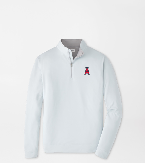 Los Angeles Angels Perth Performance Quarter-Zip in British Grey