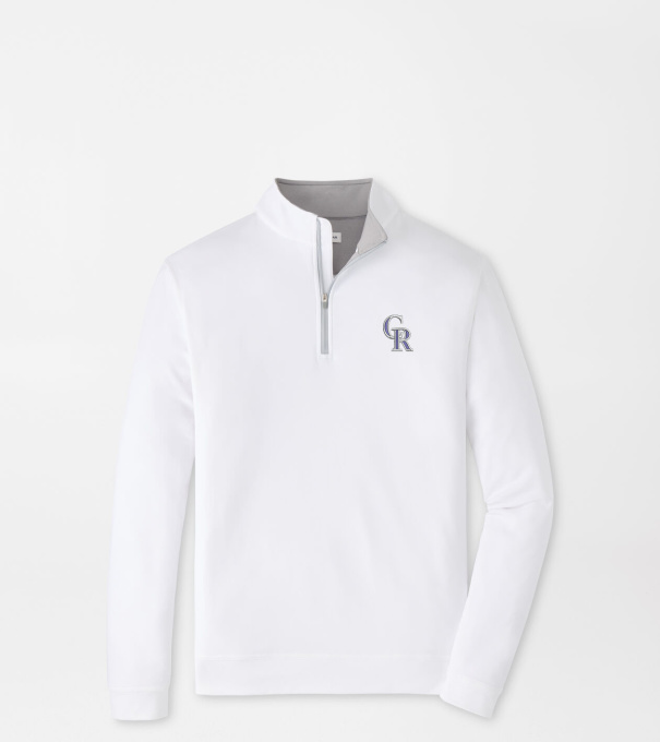 Colorado Rockies Perth Performance Quarter-Zip in White